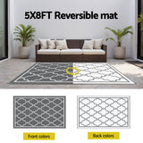 Gardeon 152x244cm Reversible Outdoor Rug — Maroc Pattern, Dual-Sided PP — Allure Home Collections