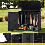 Menaggio Storage Box, Lockable Outdoor, 1170L, Black