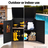 Menaggio Storage Box, Lockable Outdoor, 1170L, Black