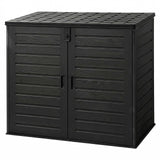 Menaggio Storage Box, Lockable Outdoor, 1170L, Black