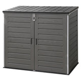 Gardeon 1170L Lockable Outdoor Storage Box — UV-Resistant PP Plastic, Grey — Allure Home Collections