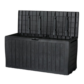 Hardwicke Bay 220L Outdoor Storage Box, Black