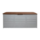 Gardeon 290L Lockable Outdoor Storage Box — Weather-Resistant, Brown — Allure Home Collections