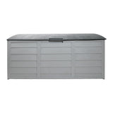 Gardeon 290L Lockable Outdoor Storage Box — Weather-Resistant, Grey — Allure Home Collections