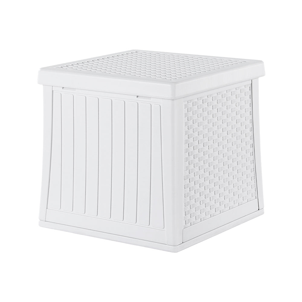 Point Turton 56L Outdoor Storage Box, White