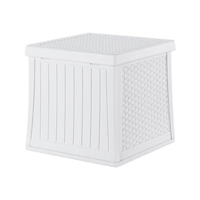 Point Turton 56L Outdoor Storage Box, White
