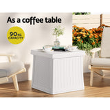 Point Turton 56L Outdoor Storage Box, White