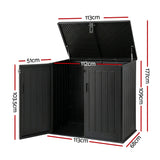 Limone Storage Box, Lockable Outdoor, 775L, Black