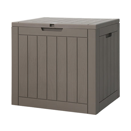Gardeon 118L Lockable Outdoor Storage Box — Weather-Resistant PP, Grey — Allure Home Collections