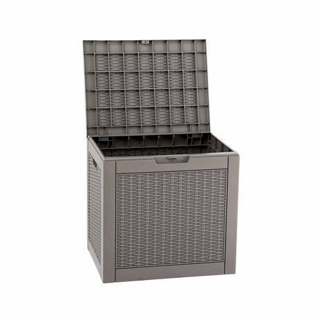 Port Julia 118L Outdoor Storage Box, Brown