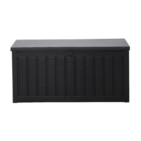 Ardrossan 240L Outdoor Storage Bench Box, Black