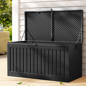 Warooka 270L Outdoor Storage Box, Black