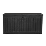 Warooka 270L Outdoor Storage Box, Black