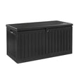 Gardeon 270L Lockable Outdoor Storage Box — Weather-Resistant PP, Black — Allure Home Collections