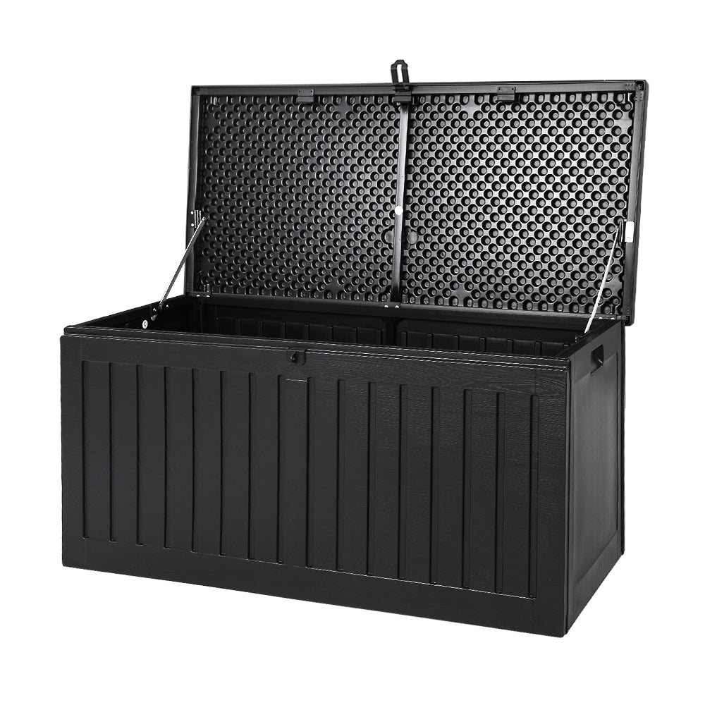Warooka 270L Outdoor Storage Box, Black