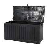 Warooka 270L Outdoor Storage Box, Black