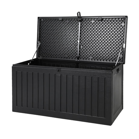 Warooka 270L Outdoor Storage Box, Black