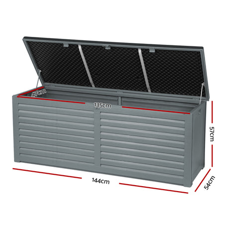 Curramulka 390L Outdoor Storage Box, Grey