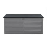 Gardeon 490L Lockable Outdoor Storage Bench Box — Black, Weather-Resistant — Allure Home Collections