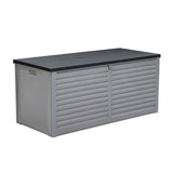 Gardeon 490L Lockable Outdoor Storage Bench Box — Black, Weather-Resistant — Allure Home Collections