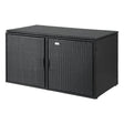 Gardeon Outdoor Wicker Storage Cabinet — Handwoven, Weather-Resistant, Black — Allure Home Collections