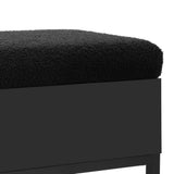 Artiss 110cm Boucle Storage Ottoman Blanket Box with Shelf — Allure Home Collections