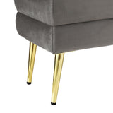 Artiss Velvet Grey Storage Ottoman Foot Stool — Allure Home Collections