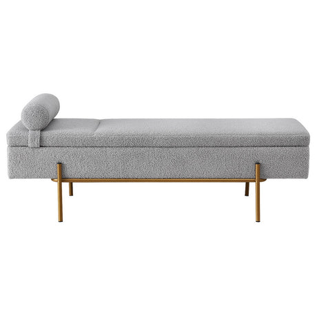 Artiss Boucle Fabric Storage Ottoman Bed with Lift Up Storage and Detachable Pillow — Allure Home Collections