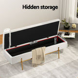 Artiss Boucle Fabric Storage Ottoman Bed with Lift Up Storage and Detachable Pillow — Allure Home Collections