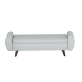 Artiss 140cm Storage Ottoman Blanket Box — Grey, Armrest and Storage — Allure Home Collections