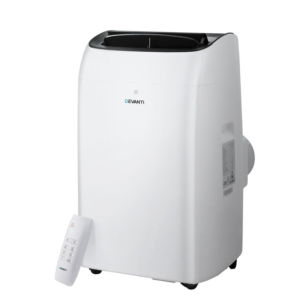 Portable air conditioner control panel and remote control