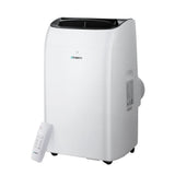 Portable air conditioner control panel and remote control