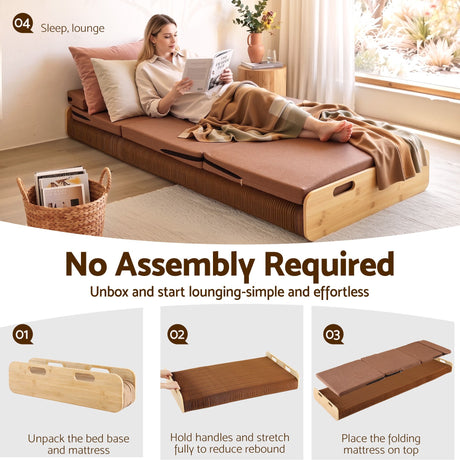 Noli Single Bed Frame, Natural