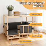 Bridgetown 2 in 1 Dog Kennel, Grey, view 5