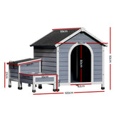 Capel Wooden Dog Kennel, view 2