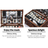 Cahors Picnic Basket Set, 4 Person Deluxe Folding