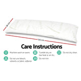 Giselle Bedding Bamboo Body Support Pillow — Full-Length, Head to Toe Comfort — Allure Home Collections