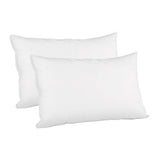 Giselle Bedding Luxury Duck Feather Down Pillow Twin Pack — Perfect Support and Softness — Allure Home Collections