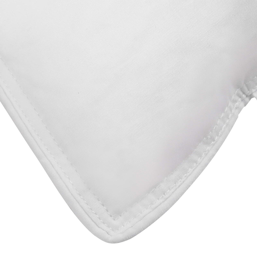 Giselle Bedding Goose Feather Down Pillow Twin Pack — 1kg Non-Live Plucked Fill — Allure Home Collections