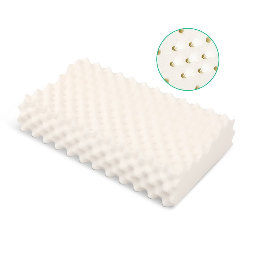 Giselle Bedding 100% Natural Latex Pillow Twin Pack — High Resilience, Breathable — Allure Home Collections