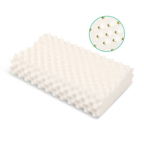 Giselle Bedding 100% Natural Latex Pillow Twin Pack — High Resilience, Breathable — Allure Home Collections