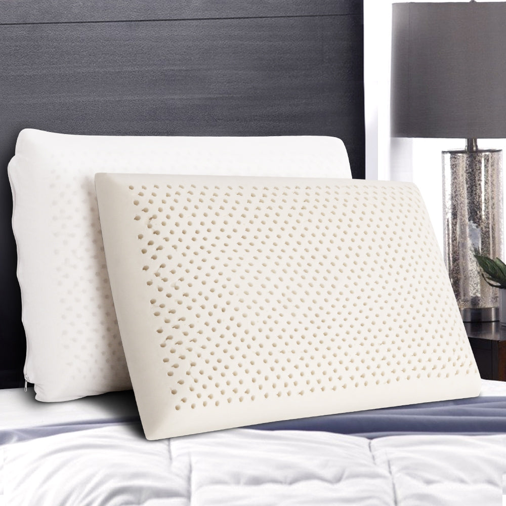 Giselle Bedding 100% Natural Latex Classic Pillow Twin Pack — Allure Home Collections