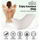 Giselle Bedding 100% Natural Latex Classic Pillow Twin Pack — Allure Home Collections