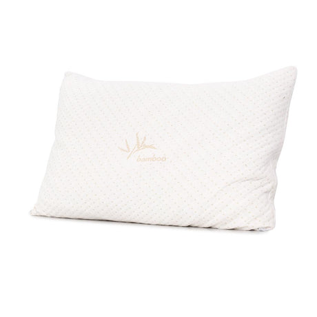 Giselle Bedding Gel-Infused Memory Foam Pillow Twin Pack — Bamboo Cover — Allure Home Collections