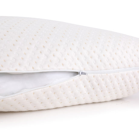 Giselle Bedding Gel-Infused Memory Foam Pillow Twin Pack — Bamboo Cover — Allure Home Collections