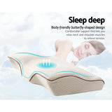 Giselle Bedding Memory Foam Contour Pillow — 100% High-Density Foam, Classic — Allure Home Collections