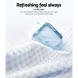 Giselle Bedding Cool Gel Memory Foam Contour Pillow — 100% Gel-Infused High-Density — Allure Home Collections