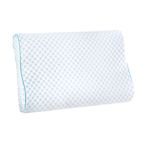 Giselle Bedding Cool Gel Memory Foam Contour Pillow — 100% Gel-Infused High-Density — Allure Home Collections