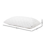 Giselle Bedding King Size Memory Foam Pillow Twin Pack — Neck and Shoulder Support — Allure Home Collections