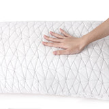 Giselle Bedding Memory Foam Pillow Twin Pack — High-Density and Gel-Infused Blend — Allure Home Collections
